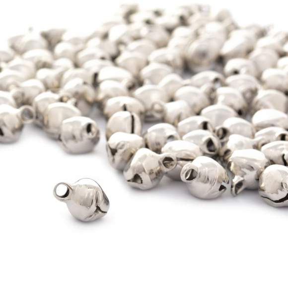 Бубенчик  6мм TBY.120626-2 цв.серебро