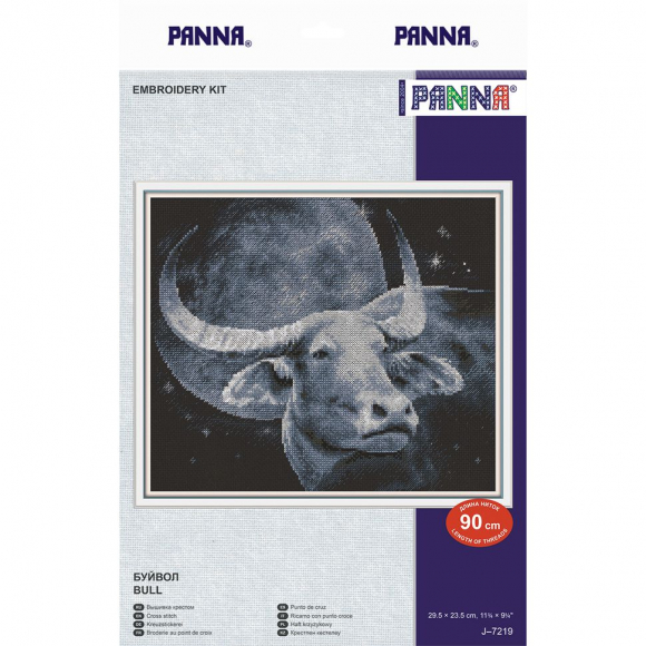 Набор для вышивания PANNA арт. J-7219 Буйвол 29,5х23,5 см