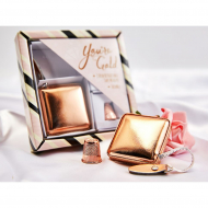 157008_Подарочный набор сантиметр-рулетка и наперсток, розовое золото в прикассовом стенде 157008_Подарочный набор сантиметр-рулетка и наперсток, розовое золото в прикассовом стенде