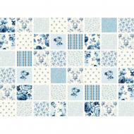 Ткань для пэчворка PEPPY Symphony Rose Panel 4617 146 г/м? 100% хлопок цв.25375 BLU1 уп.60х110 см