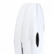 Лента липучка  КЛЕЕВАЯ TBY кач.B шир.16мм цв.F101 белый уп.25м (пара)