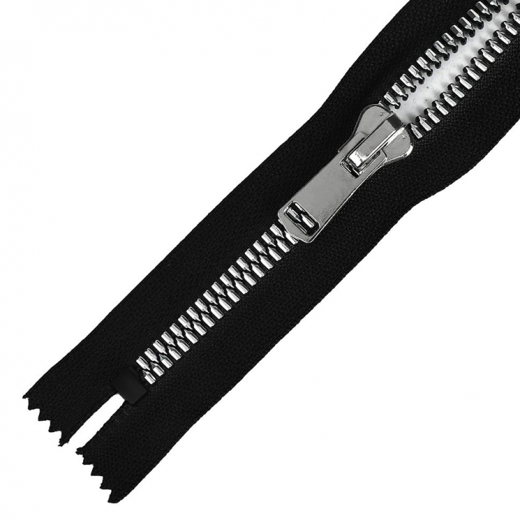Молния MaxZipper трактор №8 TT, н/р 18см, цв.черн/серебро уп.10шт