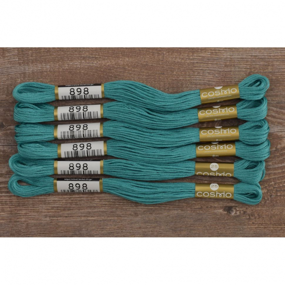 Мулине COSMO однотонный цвет 898