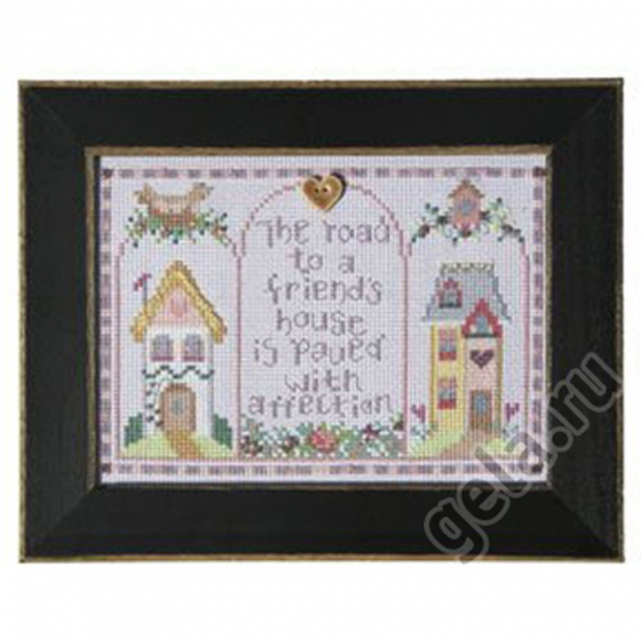 42260_Набор для вышивания бисером "Дом друзей в августе" 42260_Набор для вышивания бисером "Дом друзей в августе"