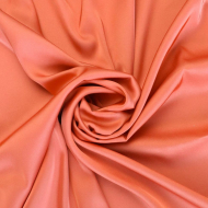 Ткань шелк Армани 90 г/м? 97% полиэстер, 3% спандекс шир.145 см арт.Р.26831.45 цв.45 терракотовый уп.25м