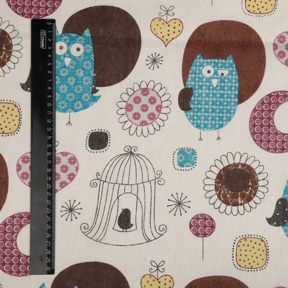 Ткань Лен, арт.TBY-DJ-44, 140г/м?, 30% лен 70% хлопок, шир.150см, уп.1м