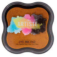 61692_Подушка штемпельная быстро сохнущая, темно-желтый