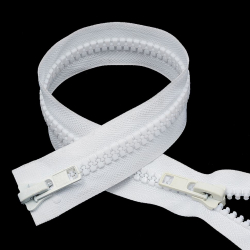 Молния MaxZipper трактор №8 2 замка, 50см, цв.F101 белый уп.50шт