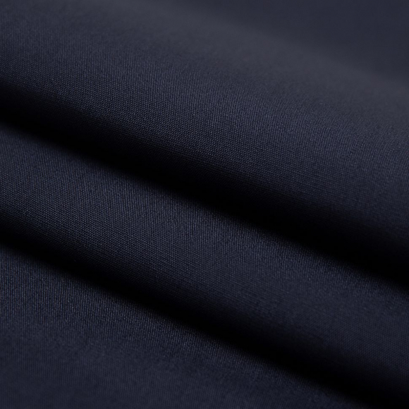 Ткань рубашечная 115 г кв.м 65% полиэстер, 35% хлопок шир.150 см арт.Р.32697.29 цв.29 синий уп.25м