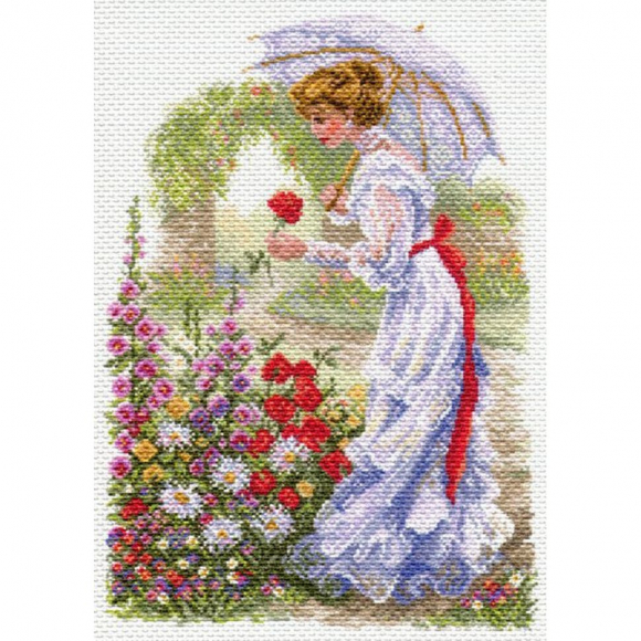 Рисунок на канве МАТРЕНИН ПОСАД арт.37х49 - 1700 В цветущем саду Рисунок на канве МАТРЕНИН ПОСАД арт.37х49 - 1700 В цветущем саду