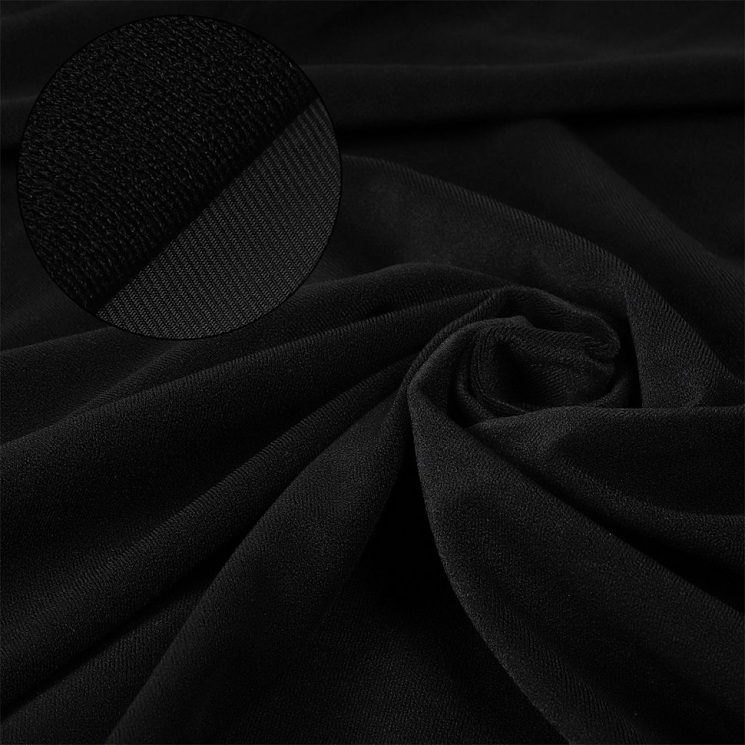 Петельное полотно велкроткань TBY кач.А шир.140см 250g/m2 цв.черный уп.1м