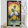 Набор для изготовления картин АЛМАЗНАЯ ЖИВОПИСЬ арт.АЖ.1664 Журавлиная пара 30х60 см