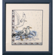 Набор для вышивания OEHLENSCHLAGER арт.2210 Чайки 39х43 см