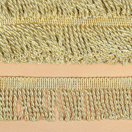 Бахрома для штор арт.0390-0910 цв.6346 шир.62мм цв.шампань уп.10м