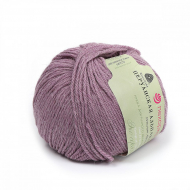 Пряжа для вязания ПЕХ Перуанская альпака (50% альпака, 50% меринос шерсть) 10х50г/150м цв.1089 сиреневый меланж