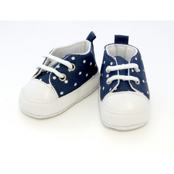 161658_Кеды для кукол из ткани в горошек