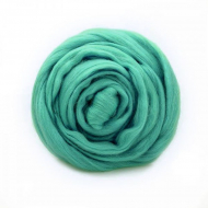 Шерсть для валяния ТРО Гребенная лента (тонкая мериносовая шерсть) 100г цв.0354 св.лагуна