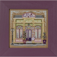 Набор для вышивания MILL HILL Tres Jolie - главная улица 13,33х13,33 см