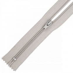 Молния MaxZipper брючная №4 замок автомат, 20см н/р цв.S032 св.серый уп.100шт