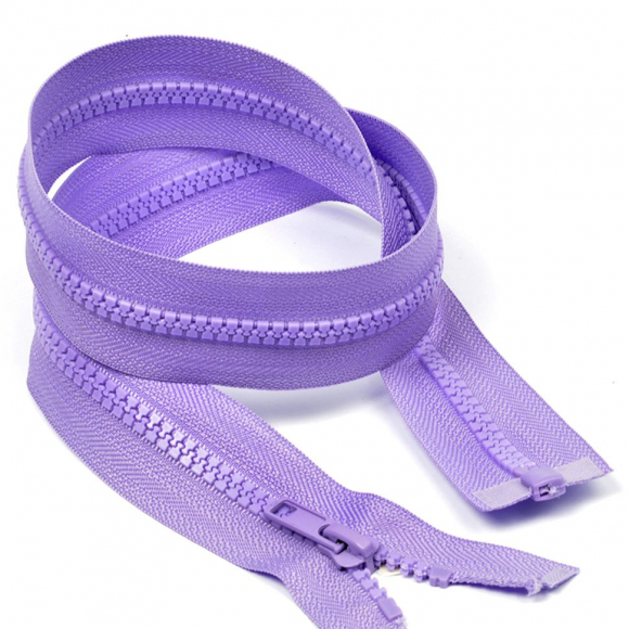 Молния MaxZipper трактор №5 1 замок усил.зв., 75см, цв.F166 лавандовый уп.50шт