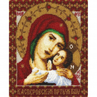 Набор для вышивания PANNA арт. CM-0946 Икона Пресвятой Богородицы Касперовская 19,5х24 см