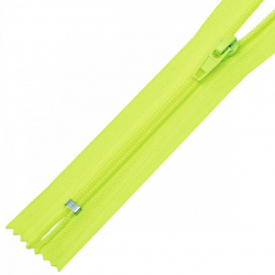 Молния MaxZipper пласт. спираль №5-N 18см н/р цв.F229 ярк.салатовый уп.50шт
