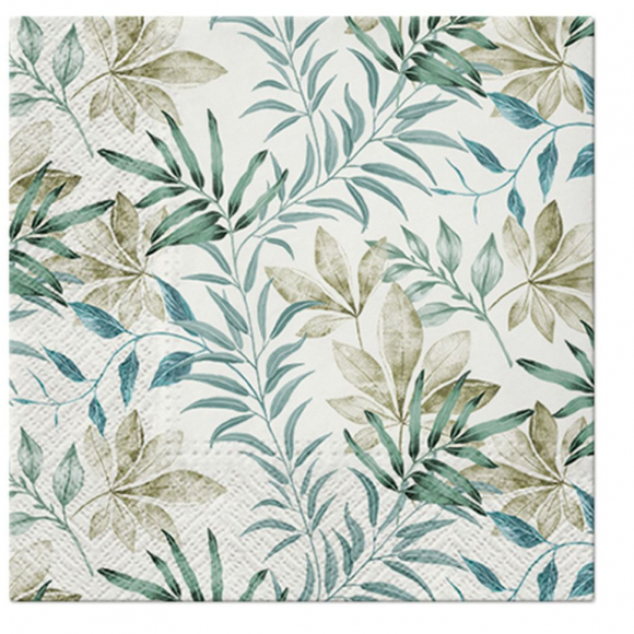 172096_Салфетки трехслойные для декупажа, коллекция "Lunch"  PAW Decor Collection "Естественный поток"