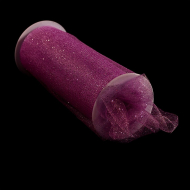 Фатин с глиттером, средней жесткости в шпульках,100% ПЭ, арт.TBY.C шир.150мм цв.05 N малиновый уп.9,14м