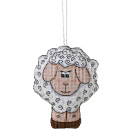 Набор для вышивания PANNA арт. IG-1639 Игрушка. Овечка 9,5х11,5 см