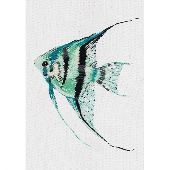 Набор для вышивания PANNA Живая картина арт. JK-2204 Рыбка 7х8 см