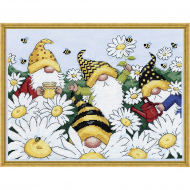 Набор для вышивания DESIGN WORKS арт.3442 Гномы 30,5х30,5 см Набор для вышивания DESIGN WORKS арт.3442 Гномы 30,5х30,5 см