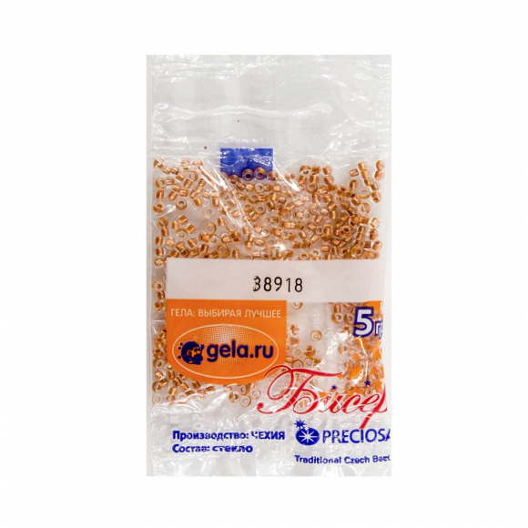 Бисер №10, 5 г., цвет 38918