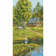 Набор для вышивания PANNA арт. PS-1264 Летние каникулы 18х33 см