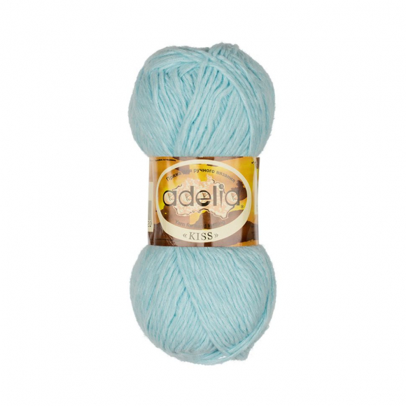 Пряжа ADELIA KISS (100% полиэстер) 10х50г/145м цв.07 св.голубой