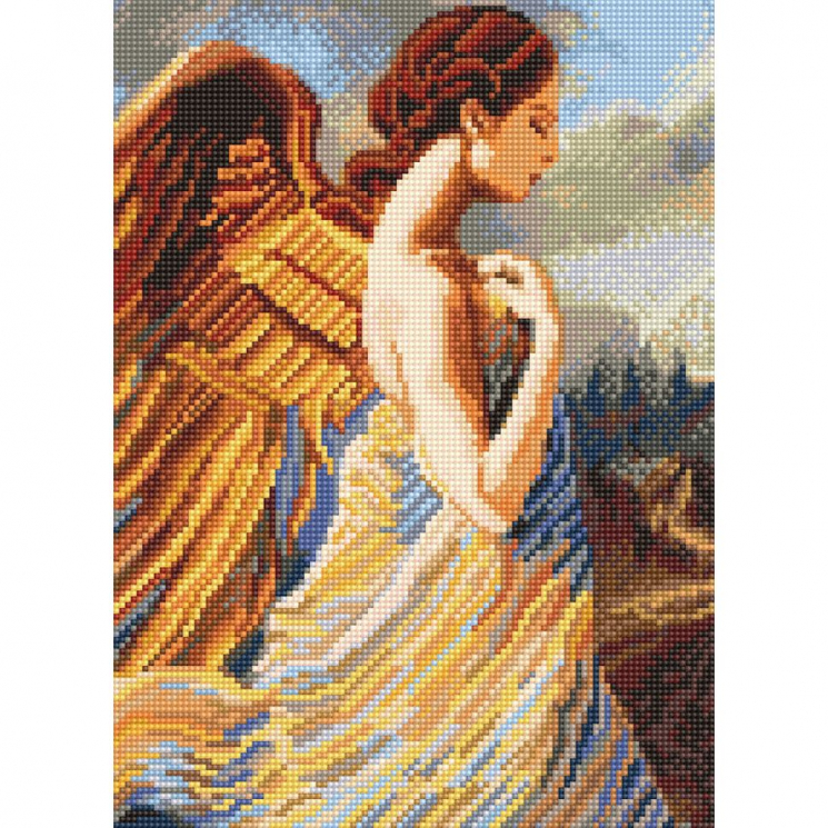 Алмазная мозаика Ah5509 Ангел 26х36