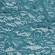 Кружевная ткань (гипюр) с кордом арт.TBY.3036 шир.150см 130 г/м? цв.908 морская волна уп.22,86м