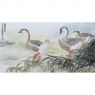 Набор для вышивания крестом XIU CRAFTS арт.2030803 Прогулка после дождя 43х81 см