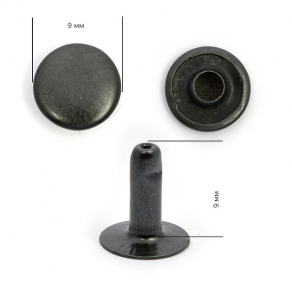 Хольнитены сталь New Star №33,5 9х8 (8,9мм) цв. оксид уп. 2000шт