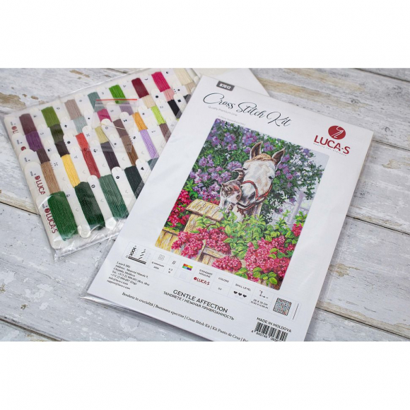 Набор для вышивания LUCA-S арт. B7012 Нежная привязанность 25х32 см
