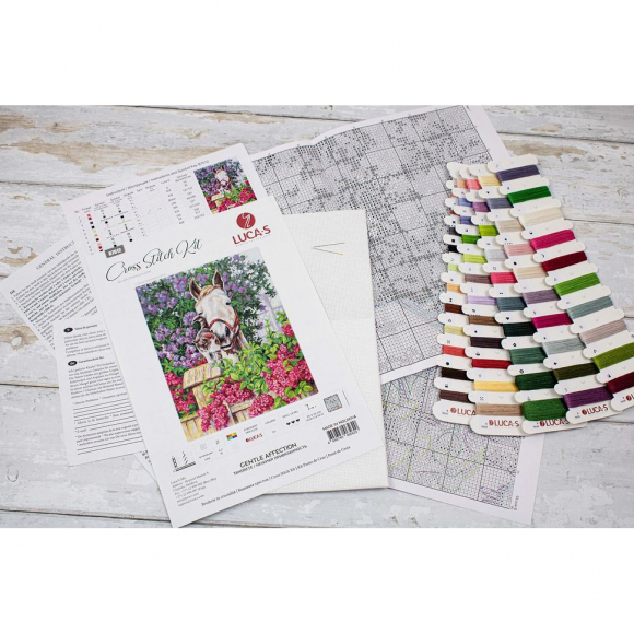 Набор для вышивания LUCA-S арт. B7012 Нежная привязанность 25х32 см