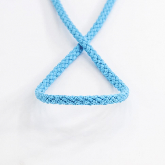 184861_Шнур PEGA хлопковый, цвет голубой, 5,3 мм