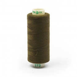 Нитки Dor Tak бытовые 40/2 полиэстер 366м цв.273 серый