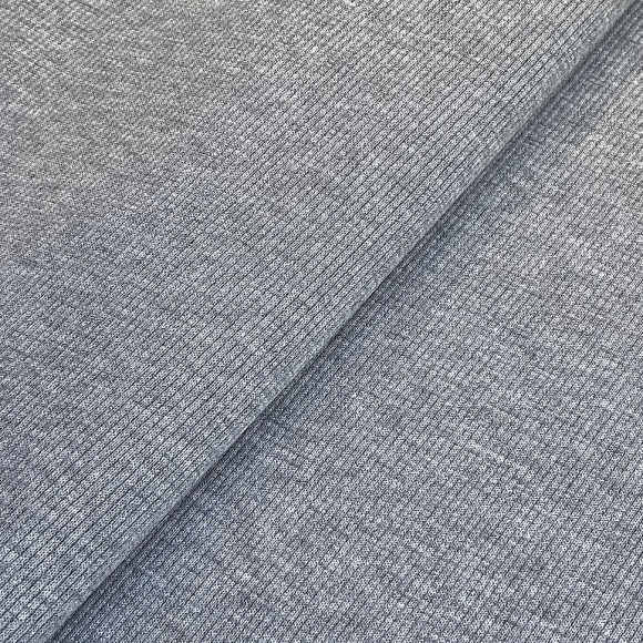 Ткань трикотаж Кашкорсе с лайкрой 400г пенье 60+60см сер.меланж уп.3м Ткань трикотаж Кашкорсе с лайкрой 400г пенье 60+60см сер.меланж уп.3м