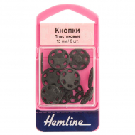 15743_Кнопки пришивные черные из пластика