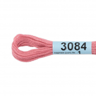 Нитки для вышивания Gamma мулине (3071-3172) 100% хлопок 24 x 8 м цв.3084 гр.розовый