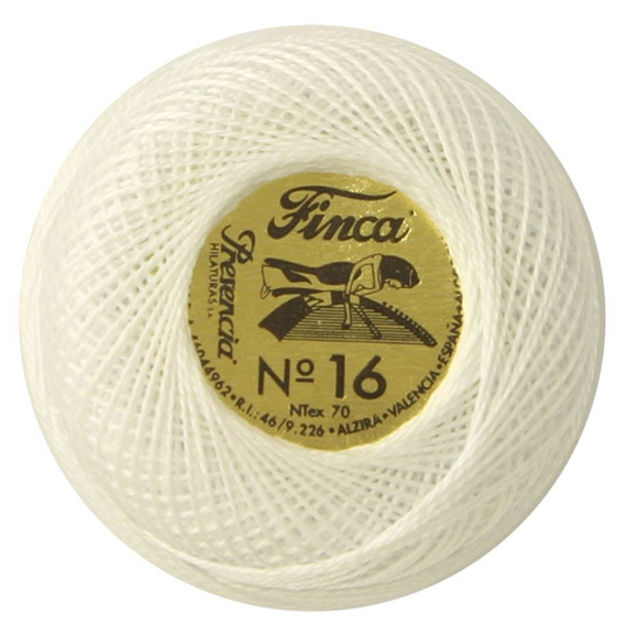 50521_Мулине "Finca Perle"(Жемчужное"), №16,однотонный цвет 0001