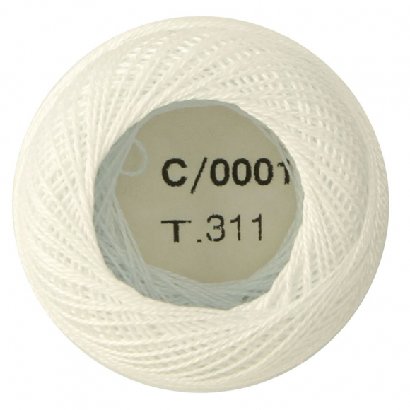 50521_Мулине "Finca Perle"(Жемчужное"), №16,однотонный цвет 0001