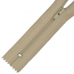 Молния MaxZipper брючная №4 замок автомат, 20см н/р цв.F308 бежевый уп.100шт
