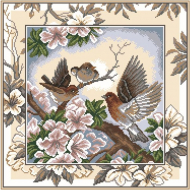 Рисунок на канве МАТРЕНИН ПОСАД арт.41х41 - 1256 Трели