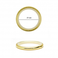 Кольцо тихое d25 цв.золото
